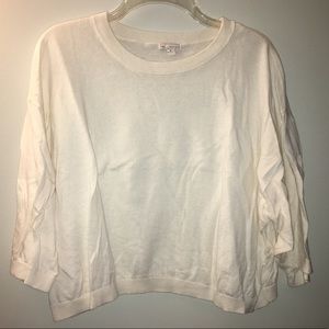 Off white crop sweater